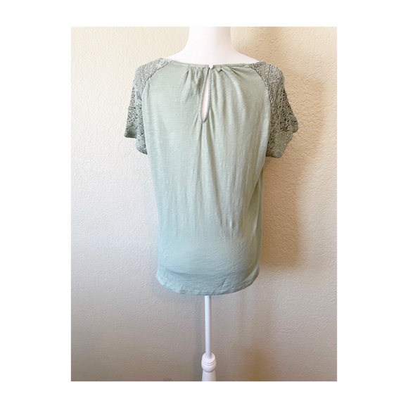 Lucky Brand Green Tee Sz M - Picture 6 of 8